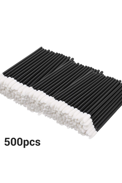 Choice 500 قطعة فرشاة شفاه سوداء 100/300/500 قطعة أدوات وضع المكياج فرشاة ملمع الشفاه عصي أحمر الشفاه متعددة الألوان M