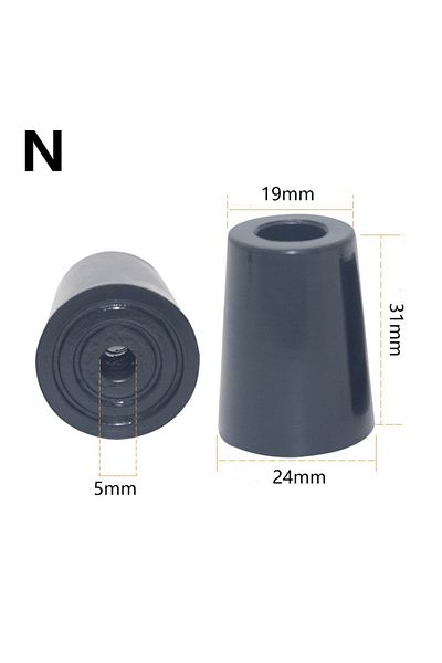 Choice N 10pcs Black Rubber Machine Feet Shock Pad Non-Slip Furniture Chair Floor Cabinet Table Leg Foot P.