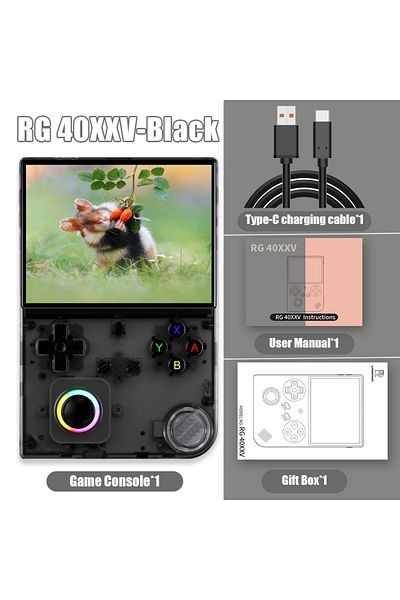 Choice 64G(5K Games) Black ANBERNIC RG 40XXV 64 Bit Linux 4.0'' IPS 640*480 Screen Portable Game Player TV-