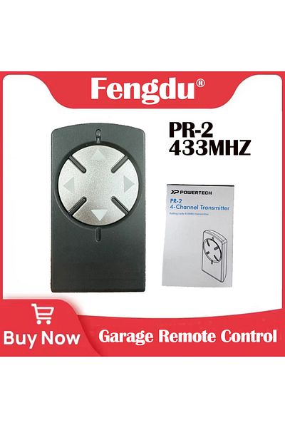 Choice 1PCS Powertech PR1 PR2 PR4 R2 Remote Control 433.92MHz Rolling Code 4-Channel Transmitter for Garage