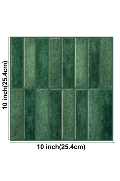 Choice 10 قطع T80561 10 أوراق بلاط تقشير ولصق ثلاثي الأبعاد بلاط حائط مقاوم ل...