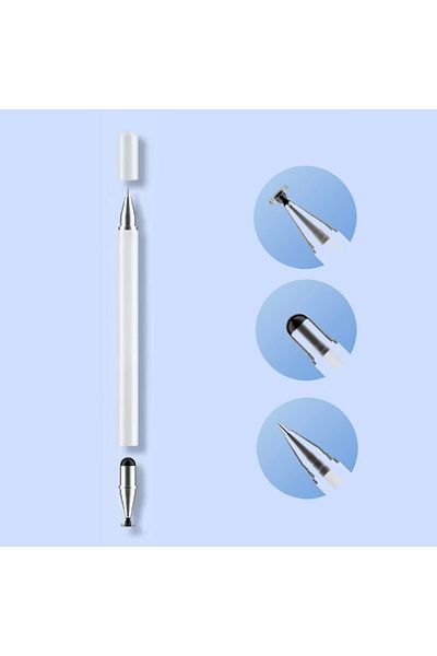Choice 3 in 1 white 3 in 1 Stylus Pen For iPad Samsung Xiaomi Tablet Smart Phone Apple Pencil For iOS Andro
