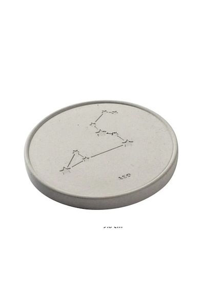 ceramics Coaster, Zodiac Constellation - Leo, 10 cm
