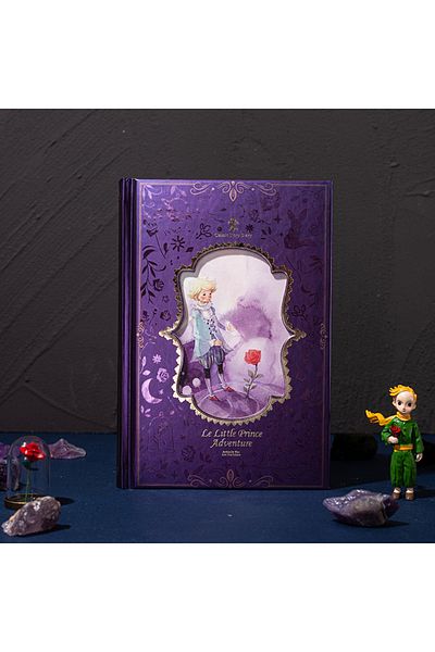 Choice B6 prince A vintage hard cover diary of The Little Prince, 128 pages thick paper, B6 size, with hot