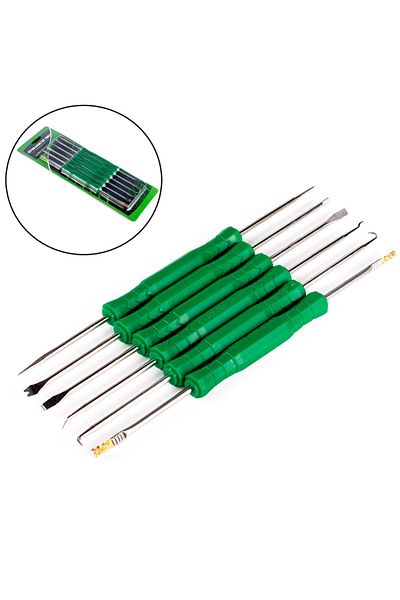 Choice 6Pcs PCB Desoldering Aid Tool Kit Soldering Welding Aid Assist Tool Cleaning Repair Tool Scraper ...
