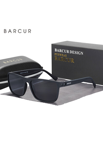 Choice Black Black BARCUR Men Polarized Sunclasses TR90 Light Weight Fishing ...