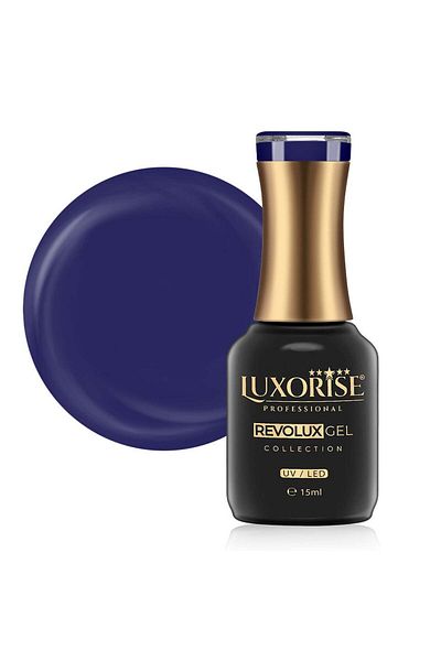 LUXORISE Oja semipermanentă Revolux LUXORISE, nuanță Blue Jeans 15 ml