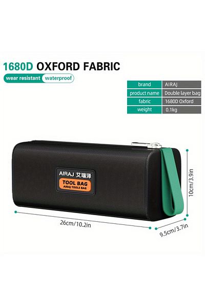 AIRAJ 3116 AIRAJ Multifunctional Toolkit Oxford Thickened Wear-Resistant and Durable Electrician Storage P