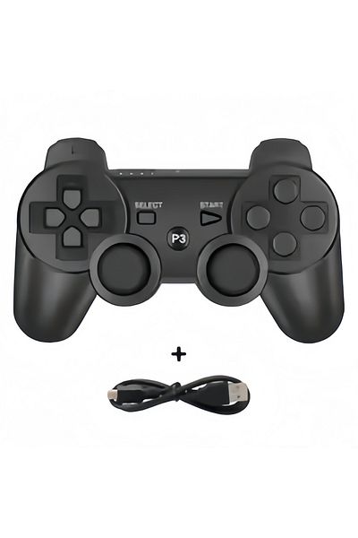 Choice Black Wireless Bluetooth Gamepad for Sony PS3/PlayStation 3 – SIXAXIS Motion Control Compatible, Rec