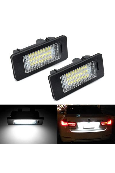 Choice 2pcs License Plate Number Light For BMW E90 M3 E92 E70 E93 E39 F30 E60 E61 Car Products License P...
