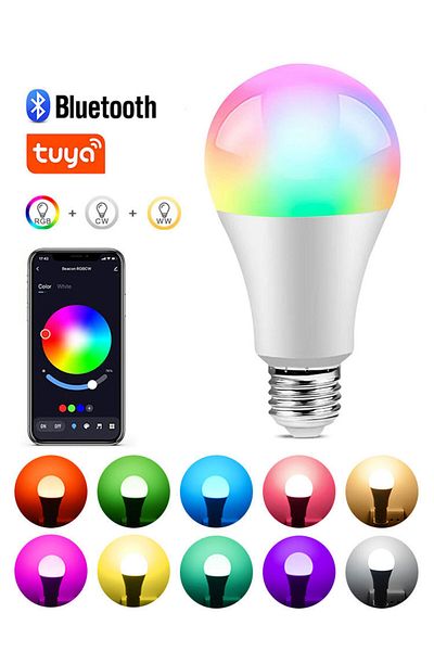 Choice 15w Yes Tuya Bluetooth Bulb Ac85-265v 15w E27 Bluetooth Smart Bulb Tuya Smart Life App Control Rgbcw