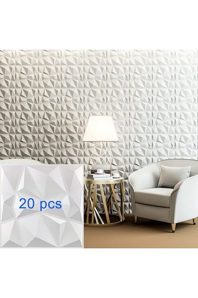 Choice B-20pcs 12pcs/20pcs 3D textured wall panels for indoor wall decoration,suitable for living room hall
