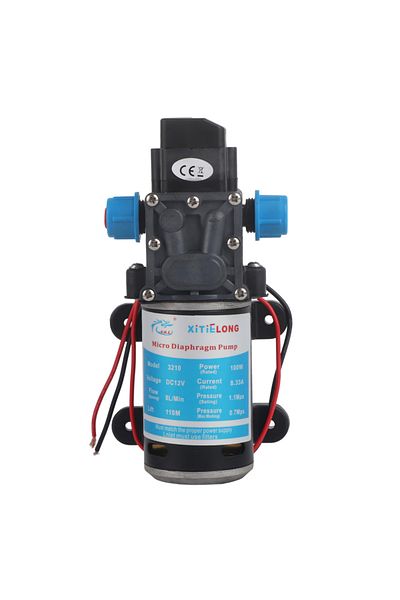 Choice as shown 12V DC 100W 8L/Min 160Psi High Pressure Diaphragm Self Priming Water Pump for Wash