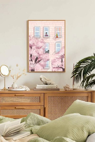 Dekorsiahome One Piece Wooden Frame Living Room Hall Kitchen Table Tk0221