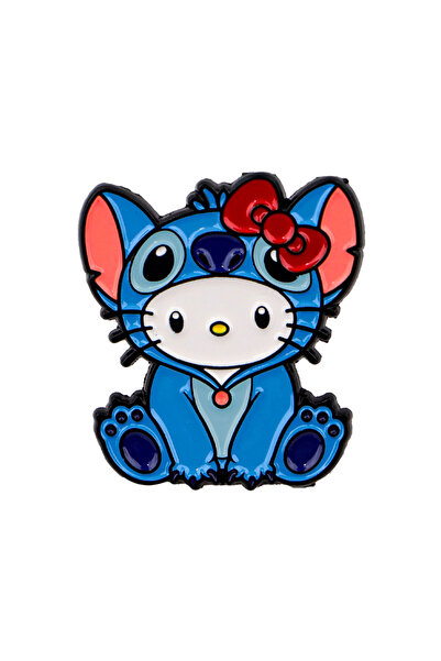 Choice دبوس مينا على شكل قطة لطيفة باللون الأصفر الذهبي، دبابيس كرتونية زرقاء...