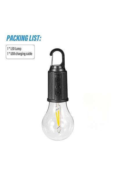 Choice Style A Portable Camping Light 600mAh LED Camping Lamp with Hook Portable Lighting Lantern Type C Ch