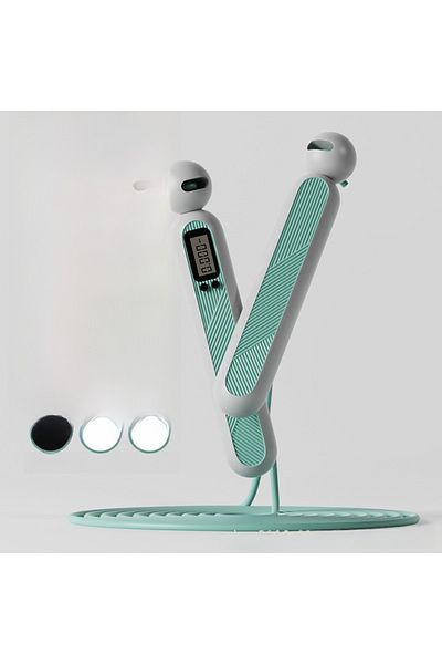Choice Glacier Blue (long rope) Cordless skipping rope fitness weight loss exercise girls fat burning digit