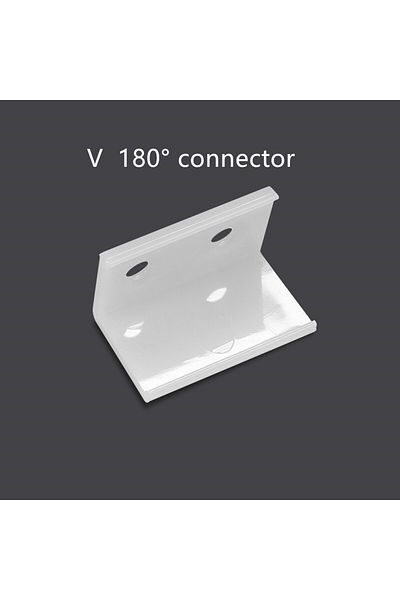 Choice V 180 degree 2pcs Aluminum Profile Channel Holder for LED Strip Light Bar, Cabinet Lamp, Kitchen Clo