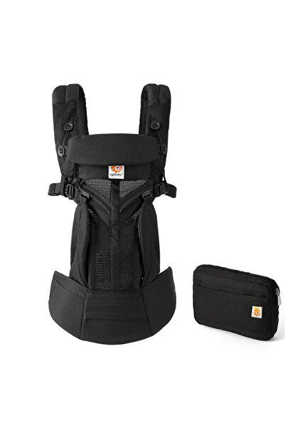 Choice حاملة أطفال إيغو بيبي 360 أومني باللون الأسود مصنوعة من القطن، قابلة ل...