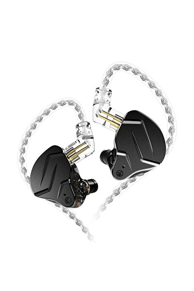 Choice سماعات أذن KZ ZSN Pro X 1BA+1DD هجينة بدون ميكروفون، لون أسود، سماعات ...