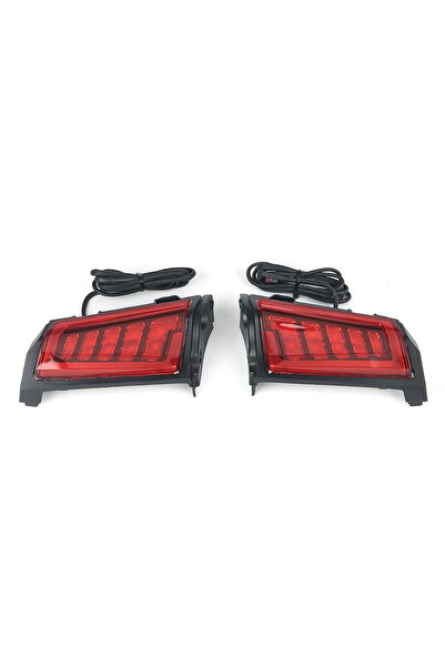 choice2 حقيبة سرج خلفية للدراجة النارية مزودة بإضاءة LED وإشارة انعطاف باللون...