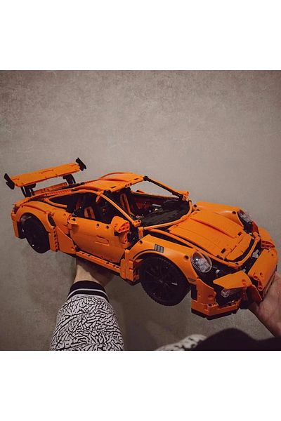 Choice Paper instruction Compatible 42056 MOC Bricks 911 GT3 RS Technicial Car Toys Boys Christmas Gift Kid