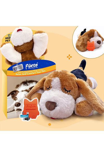 Choice heartbeat dog Puppy Dog Heartbeat Toy, Sleep Aid Crate Kennel Training Puppy Toy, Interactive Pet S