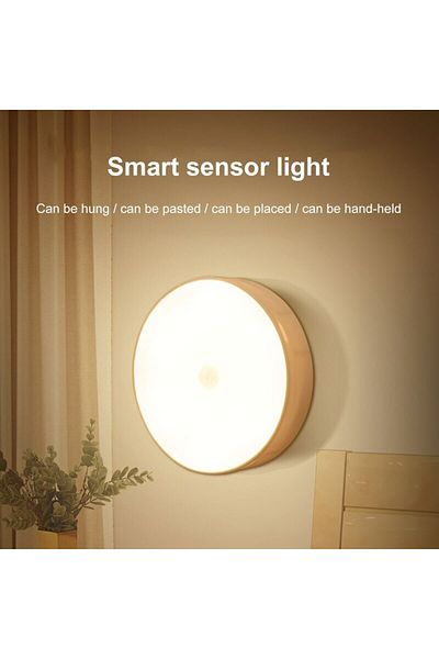 Szaoju cold light LED Smart Human Body Motion Sensor Night Lamp Emergency Automatic Lighting USB Charging W