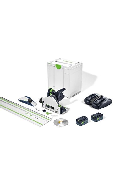 FESTOOL Tsc 55 Şarjlı + Klavuzlu Akulu Sunta Kesme Makinası 577371