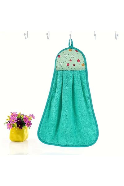 Choice Randomlypack4items 3pcs Coral Fleece Fingertip Towel, Hanging Towel For Wiping Hands, Household Dish