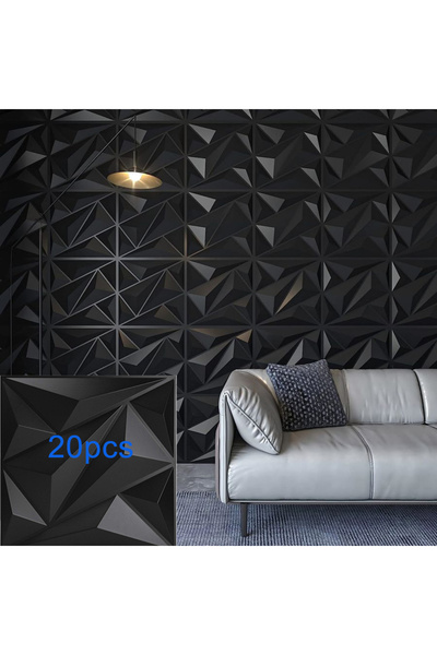Choice E-20pcs 12pcs/20pcs 3D textured wall panels for indoor wall decoration,suitable for living room hall