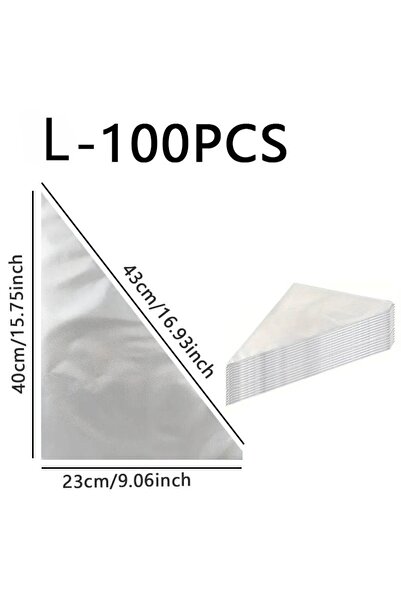 Choice L-100pcs 100/200PCS أكياس تزيين بلاستيكية للاستخدام مرة واحدة، أكياس ت...