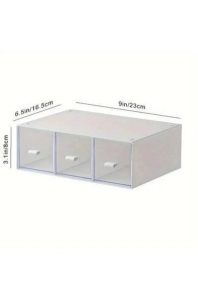 Choice white 1 drawer tea bag storage box Kitchen storage drawer basket cabinet countertop storage box Coff