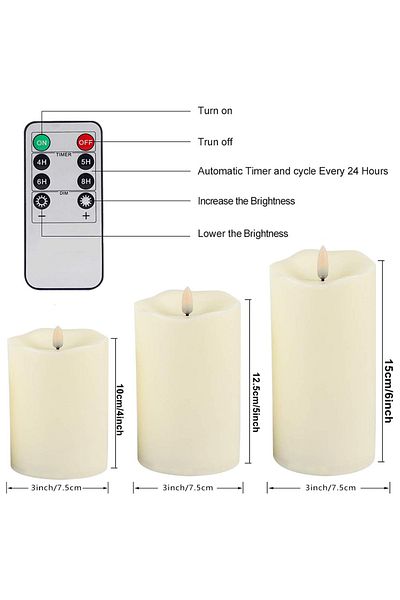 Choice LE-04 LED lights electronic candles LED candle decorations acrylic candles complete set of remote co