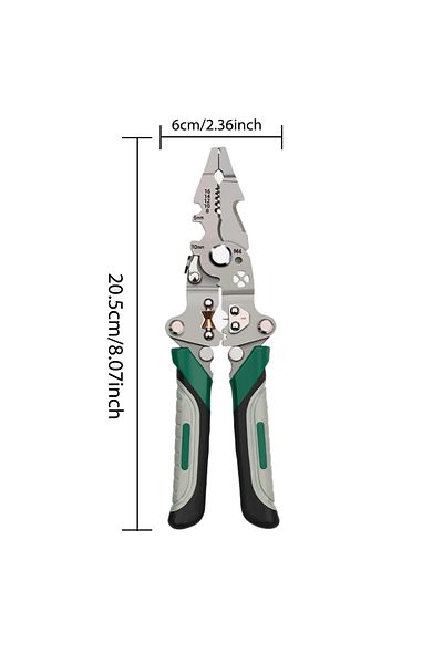 Choice 1pc wire stripper Foldable wire stripper, pulley design multi-function electrician wire splitter wir