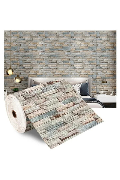 Choice ملصقات حائط ثلاثية الأبعاد مصنوعة من الفوم بارتفاع 70 سم × 2 متر، لوحة...