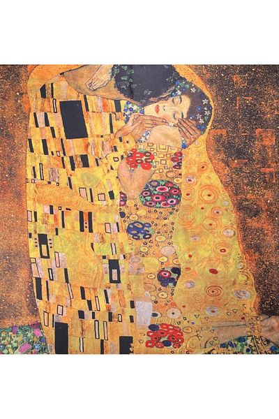 DACSHOP Esarfa patrata S dama, Dacali, maro ruginiu, 70x70 cm
