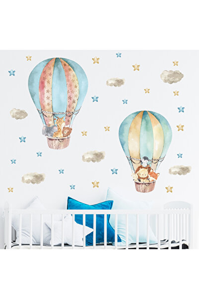 Choice BR93447 ملصقات حائط من قطعتين برسومات كرتونية لطيفة لحيوانات أفريقيا، ...