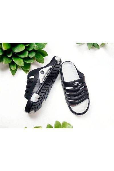 AkınalBella Double Insole Non-Slip and Foot Shape Design Beach, Sea, Pool Slippers