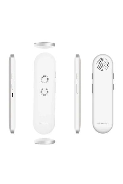 Opansten White Mini T4 AI Translator Smart Pen Wireless 40 Multi Languages Bluetooth-Compatible Portable Two-