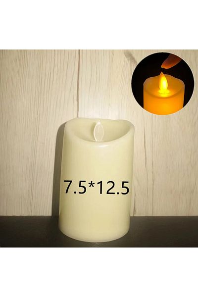 Choice 7.5cm-12.5cm Flameless Flickering LED Candles Light Flameless Candles Battery Powered Candles for We
