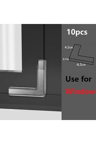Choice Window-10pcs 4pcs/10pcs Children Baby Safety Silicone Protector Table Corner Edge Protection Cover C
