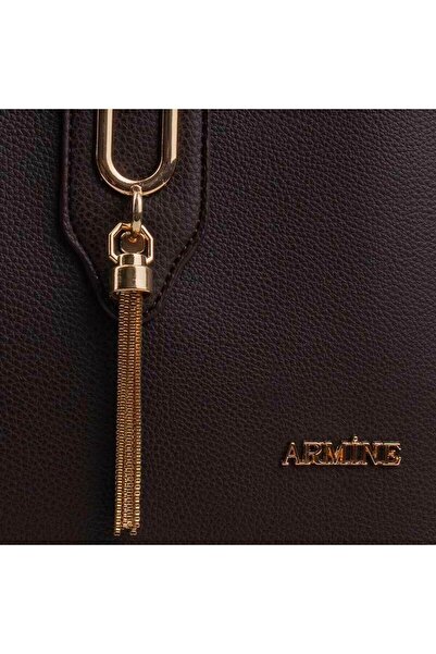Armine Modern Comfortable Casual Shoulder Bag Brown