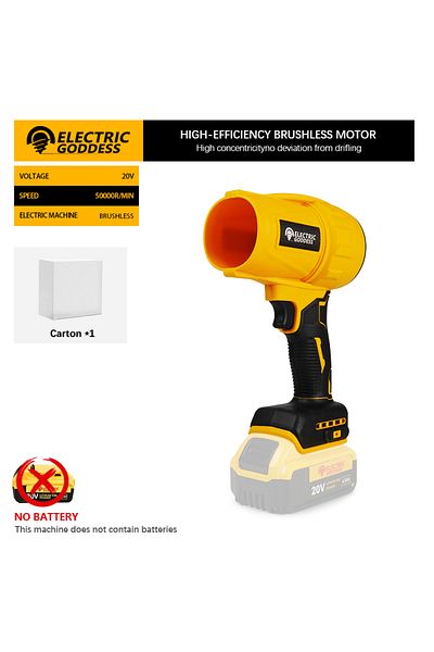 Choice No Battery Electric Goddess 1500W Brushless Electric Turbo Blower Jet Fan 200M/S Air Blower Violent