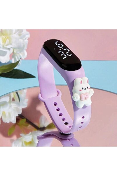 Choice ساعة يد إلكترونية تعمل باللمس للأطفال بسوار من الرسوم المتحركة LED جدي...