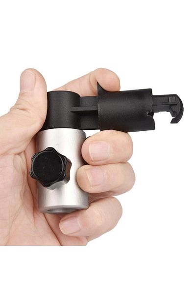 lamgool WHITE Reflector Clip Holder Aluminum Clip Clamp Photography Studio Background Clipper Tripod Light F
