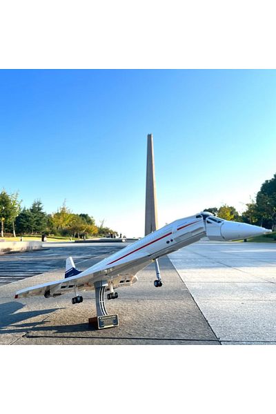 Choice 2083PCS MOC Airbus Concorde The World's First Supersonic Airliner Building Blocks Brick Ornament Mod