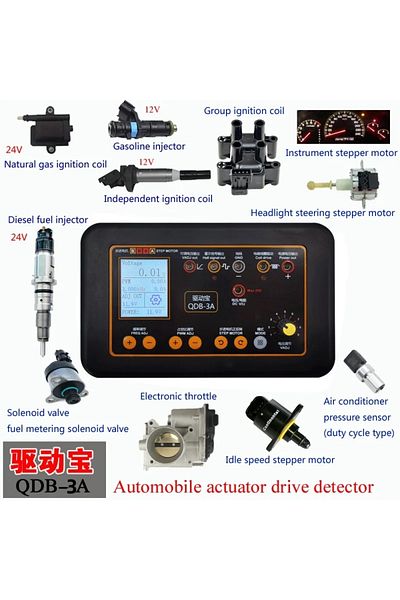 Choice NEW! Automobile Ignition Coil Test Injector Solenoid Valve Idling Stepper Motor Instrument Tester...