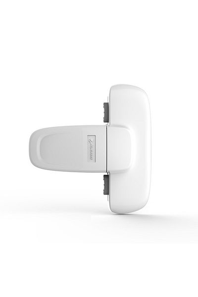 Choice White 1pc Refrigerator Door Anti Open Shackle Refrigerator Door Lock