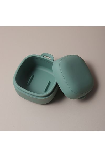 Choice green New arrival Hot Sell thick Baby Pacifier Case food storage box Silicone Nipple Cover for infa